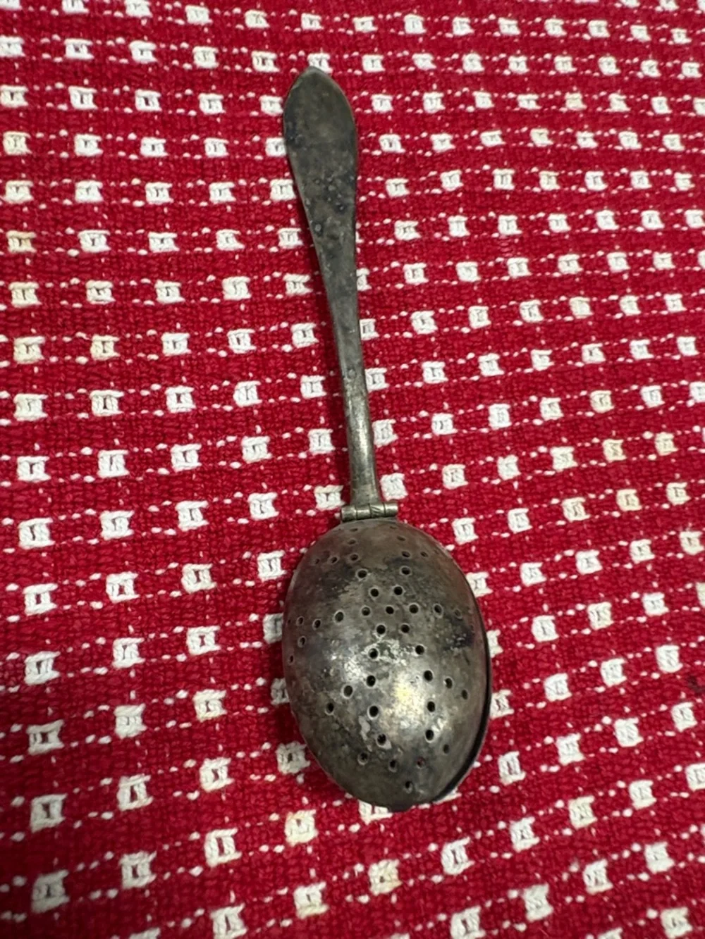 Vintage Silver Plate Tea or infuser Spoon